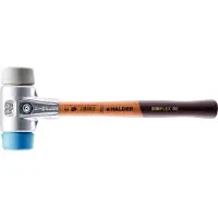 HALDER Schonhammer Simplex, aluminio, 40 mm, TPE suave/medio, | 4030618302698