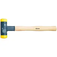 Wiha Martillo de impacto con mango de madera de haya, diseñado para evitar el rebote