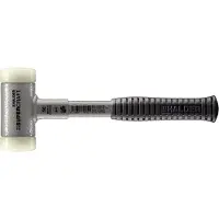 HALDER Schonhammer, diámetro 50 mm, 1200 g, Supercraft, sin válvula de retención, nylon, blanco - 3377050