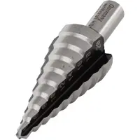 Wolfcraft Taladro escalonado Hss 4-20 mm Vástago 8 mm