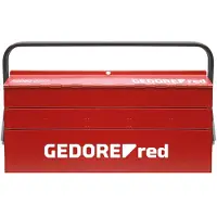 Gedore Caja de herramientas , serie R20600073, con 5 compartimentos, dimensiones 535 x 225 x 330 mm, código de producto 3301658