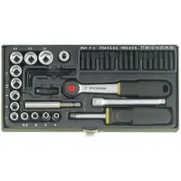 Proxxon Juego de destornilladores , tamaño 1/4, de 38 piezas