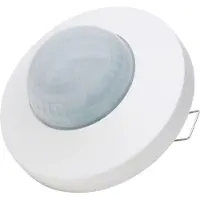 Heinrich Kopp Detector de presencia Kopp 1K 827806005, alcance de 360°, para montaje empotrado en techo, alcance máximo de 30 metros