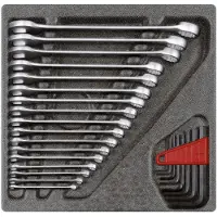 Gedore Juego de llaves de vaso , modelo R22250000, sistema modular CT, 26 piezas, referencia 3301699