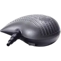 HEISSNER HFP3500-00, Bomba de desplazamiento, 40 W, 3300 l/h, Resistente a las heladas, Negro, Gris