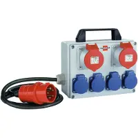 Brennenstuhl , distribuidor de energía compacto, modelo BKV 2/4 T, grado de protección IP44, referencia 1153650