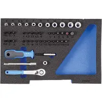 Gedore Juego de llaves de tubo de 1/4", en una caja L-BOXX 136, módulo 1100 CT1-20