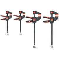 Bessey Juego de abrazaderas de un solo lado, modelo EZM-EZL, de 4 piezas