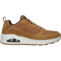 SKECHERS Zapatos con cordón 'Schnürschuh Herren 52468 WSK Kunststoff (Synthetik) in braun' marrón