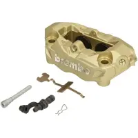 Brembo Pinza de freno M4.32-2 delantera DCH. M4.32 ORO 920.B690.08