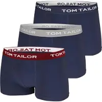 Tom Tailor Calzoncillo boxer marino / gris / rojo vino / blanco