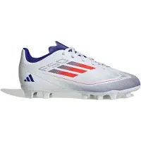 Adidas adidasBota de fútbol F50 Club versátil (Adolescentes) 38 Cloud White / Solar Red / Lucid Blue Niño