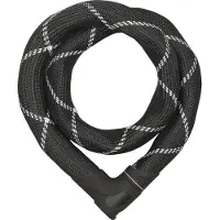 ABUS - Chain Lock 8210 - Candado para bicicleta size 110 cm, negro