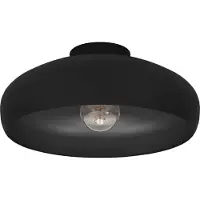 Eglo Mogano, 1 bombilla, casquillo E27, IP20, color negro