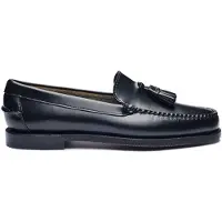 Sebago para mujer. 7001560 Mocasines de Piel Classic Will negro (38), Plano, 1 a 3cm, Ninguno, Casual, Fiesta, Clásico, outlet 2026.