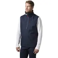 Helly Hansen para hombre. 34446 Chaleco náutico Crew 2.0 azul marino (4XL), Casual, Poliéster, outlet 2026.