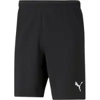 Puma Pantalón deportivo 'TeamRise' negro / blanco