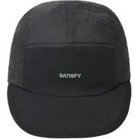 Satisfy - Ropa para trail running - Rippy Trail Cap Black - Negro