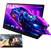 Pora&co Monitor táctil portátil 15,6 pulgadas