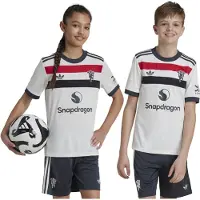 Adidas adidasCamiseta tercera equipación Manchester United 24/25 (Adolescentes) 140 Off White Niño
