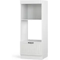 Vicco Armario para microondas Fame-Line Blanco casa de campo 60 cm abierto, Model 38535