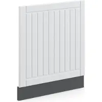 Vicco Panel frontal Fame-Line Blanco casa de campo 60 cm sin encimera, Model 37312
