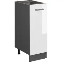 Vicco Armario de farmacia R-Line Blanco alto brillo 30 cm sin encimera, Model 37834