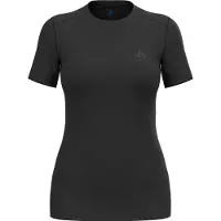 Odlo - Women's Merino 160 Baselayer Crew Neck S/S - Ropa interior merino size XL, negro