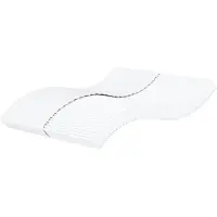 vidaXL Colchón de espuma blanco , 200x220 cm, firmeza H2/H3