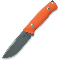 FOX Knives Rifle Windage FX-661 OR, Orange G10 cuchillo fijo, diseño Raven Knives