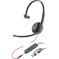 HP Poly Auriculares Voip Blackwire 3215