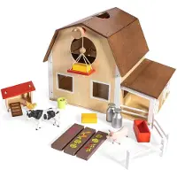Eurekakids Granja De Madera Con Animales Y Accesorios-la Granja De Paul