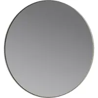 Blomus , espejo de pared modelo RIM, espejo redondo, acero con revestimiento de polvo, color "Ashes of roses" (cenizas de rosas), 50 cm, referencia 66001
