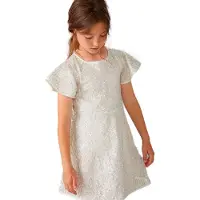 Boboli Vestido De Manga Corta Tulle
