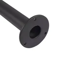 LUCANDE Lámpara exterior LED Filor, negra, de aluminio, 250 cm