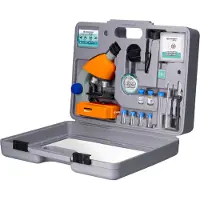 Bresser JUNIOR Conjunto de microscopios con Toebehoren y Transportkoffer