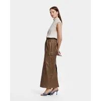 Alter Ego Mandy Skirt Dark Sand Talla: XS | Faldas de Cuero Outlet | Mujer | Marrón