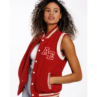 Alter Ego Fenna Jacket Red / Off White Talla: L | Chaquetas Outlet | Mujer | Rojo
