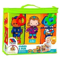 MOLTO Cubos De Aprendizaje De Tela 6 Piezas