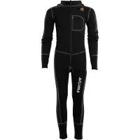 Aclima - Junior WarmWool Overall - Mono size 130, negro