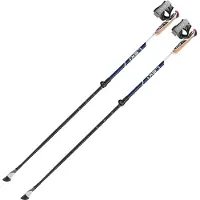 LEKI - Smart Supreme - Bastones para marcha nórdica size 100-130 cm, azul/blanco