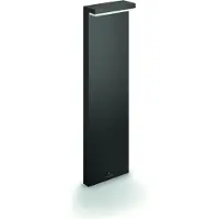 Philips Lámpara de pared empotrada Bustan de , 3,8 W, para exteriores, color antracita, metal, IP44, ideal para terrazas y jardines
