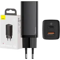 Baseus Cargador De Pared Usb-a Y Usb-c Gan2 Lite