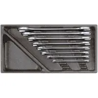 Gedore , juego de llaves de tubo dobles, serie R22150001, sistema modular CT, 8 piezas, referencia 3301698