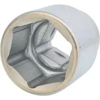 Ks Tools : Llave de vaso hexagonal de 1", versión corta, con transmisión de 2.1/8" (911.1821)