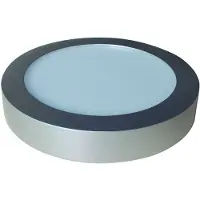 EDM Lámpara de techo 31596, aluminio y plástico, 20 W, diámetro 22,5 x 4 cm (6400 K)