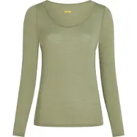 Icebreaker - Women's Siren L/S Sweetheart - Ropa interior merino size M, oliva