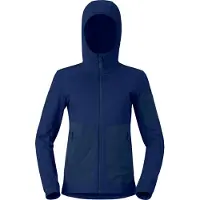Norrøna - Ropa de senderismo mujer - Falketind Warm2 Stretch Hood W Indigo Night para Mujer - Talla XS - Azul marino