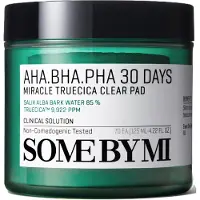 SOME BY MI - Discos de Algodón con Tónico AHA, BHA, PHA 30 Days Miracle Truecica Clear Pad