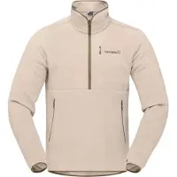 Norrøna - Ropa de senderismo - Femund Warm2 Zip Neck Pure Cashmere - Talla L - Beige